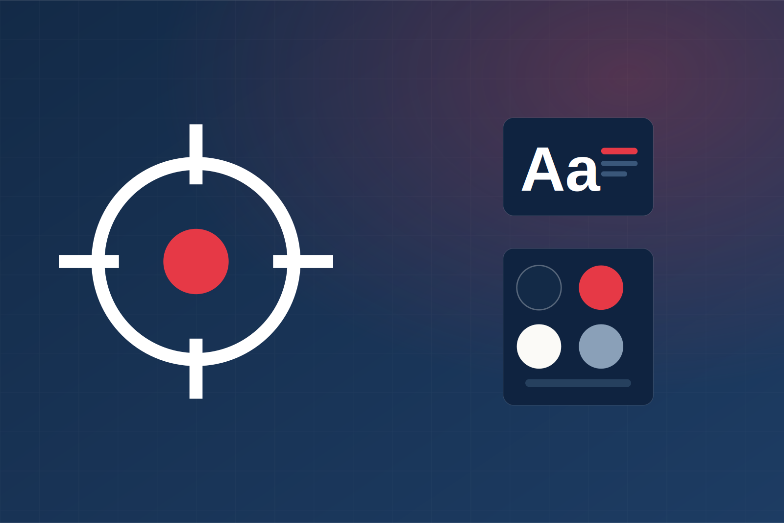 Brand identity system with logo mark, typography and color palette by Precision 365 Marketing